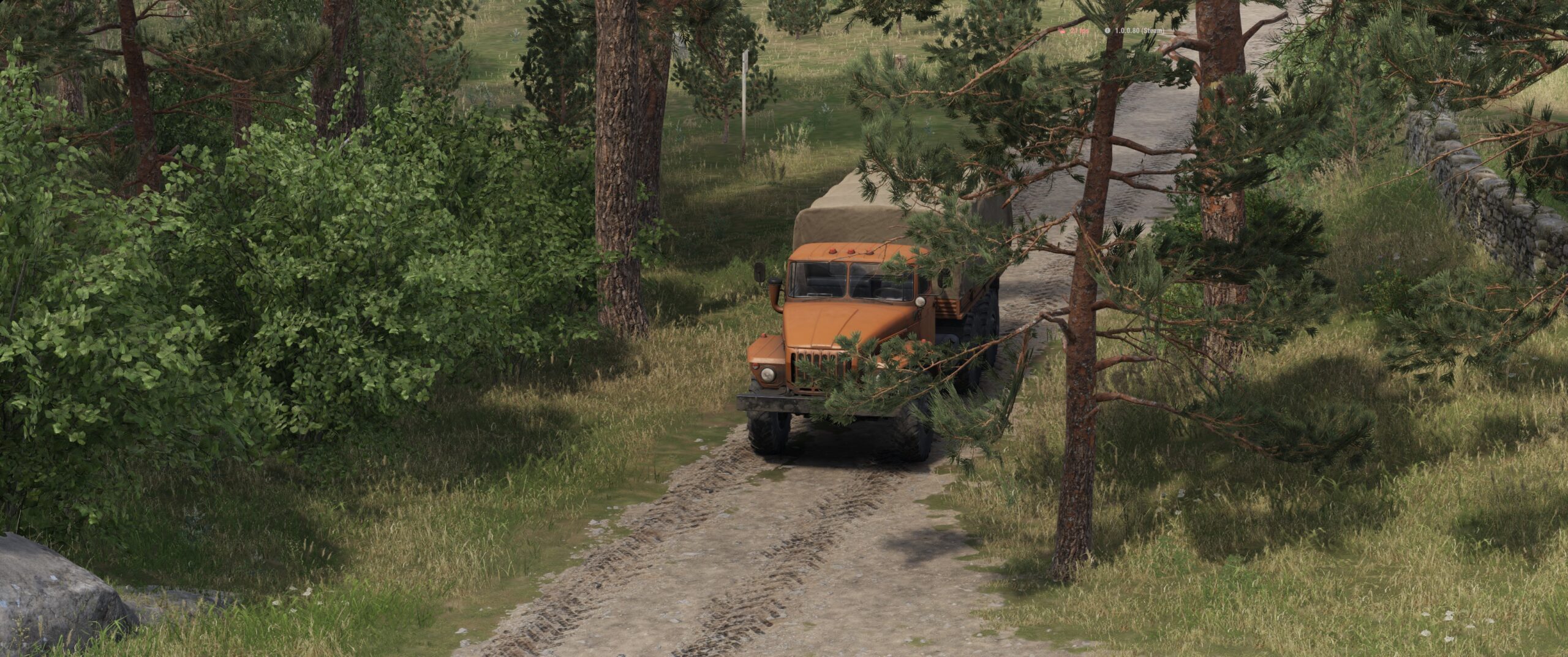 Arma Reforger Truck in woodland