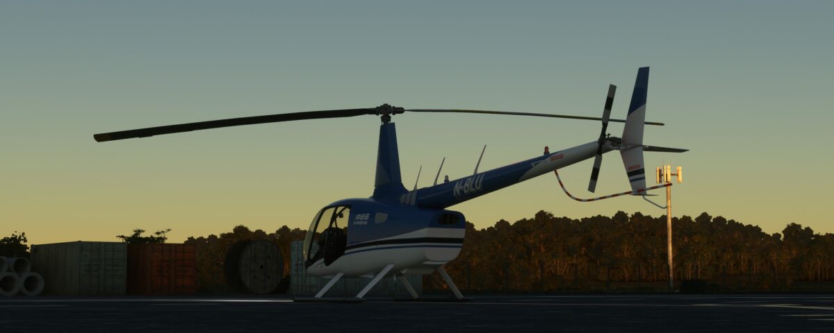 MSFS R66 sunset