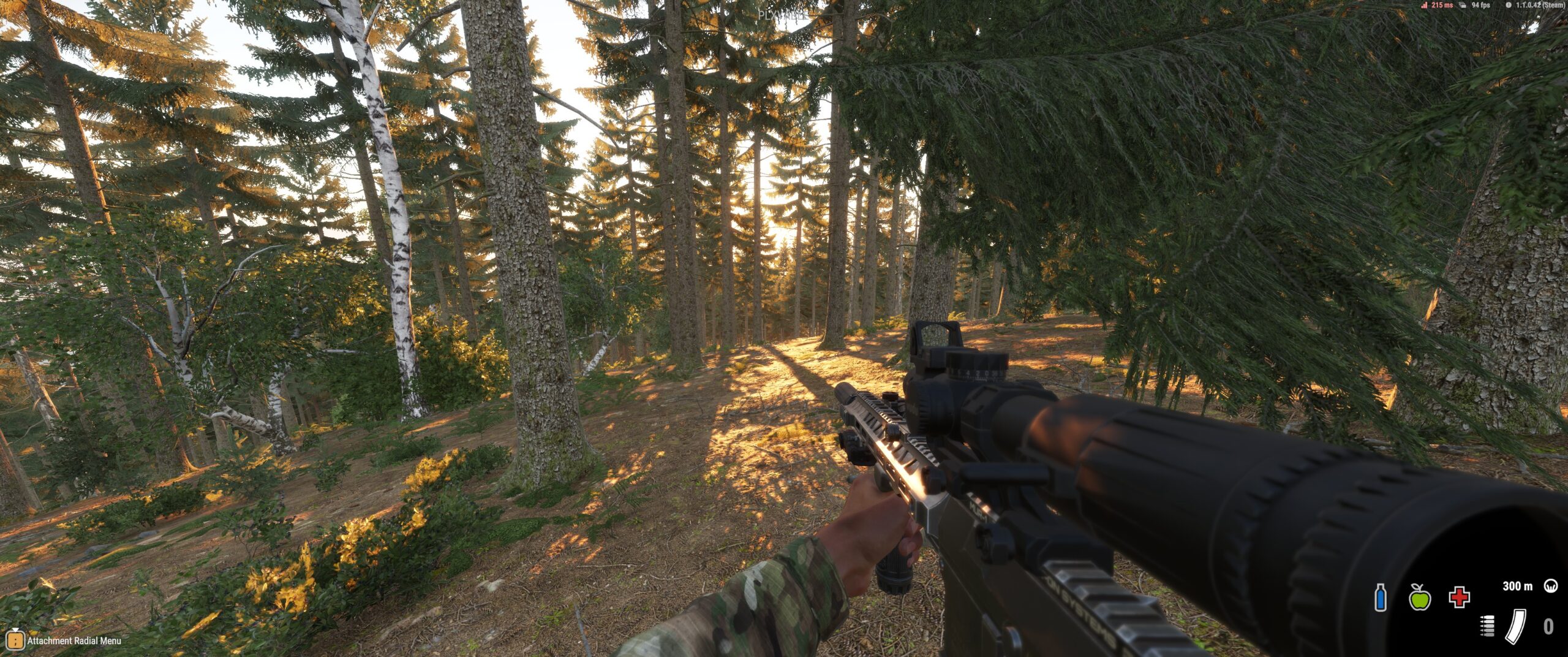 Arma Reforger Aiming into woodland