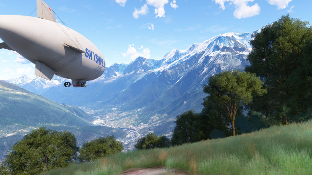 Microsoft Flight Simulator 2024 offical image Blimp