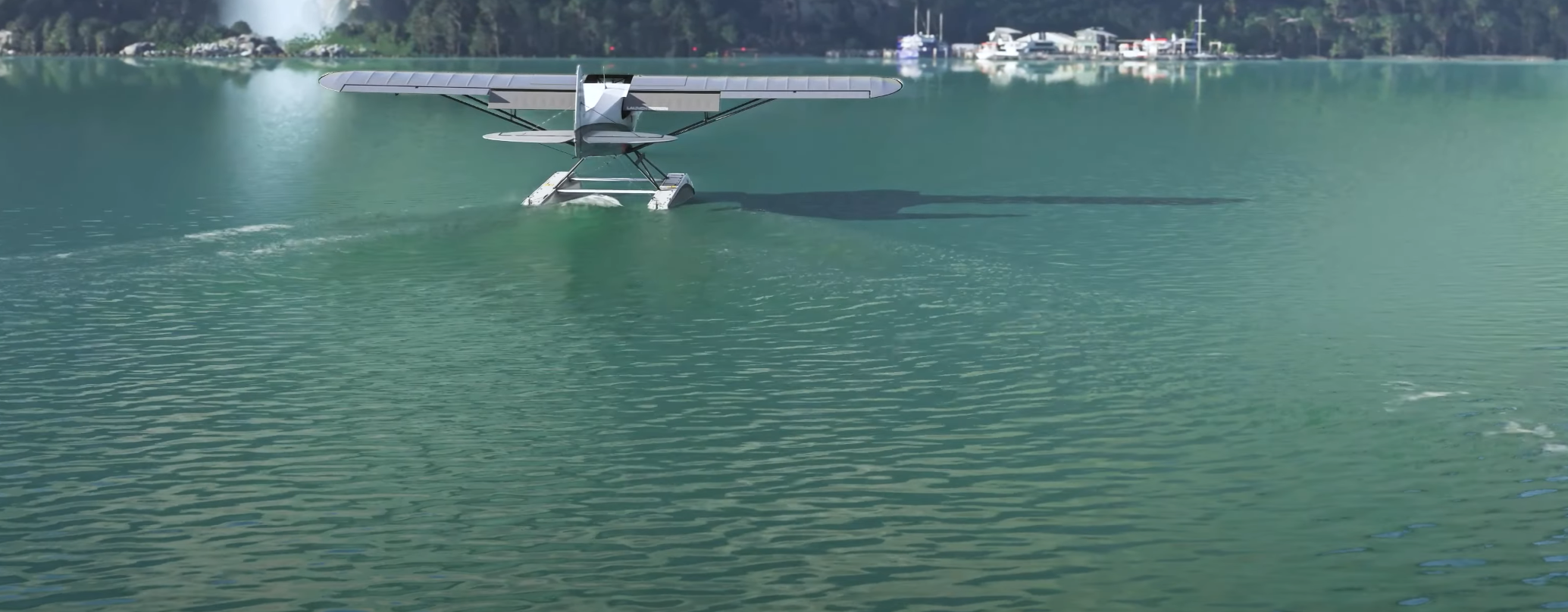 Seaplane waves