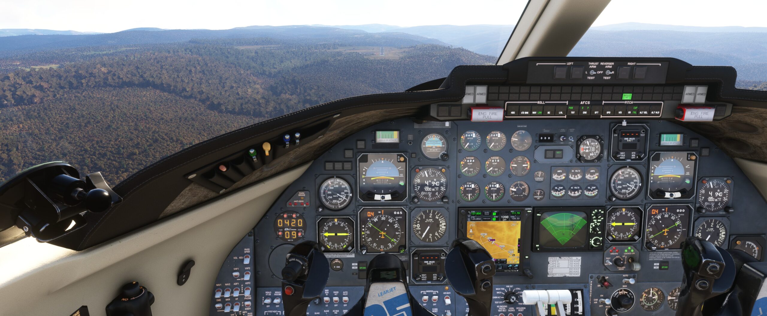 Flysimware Learjet 35 Approach