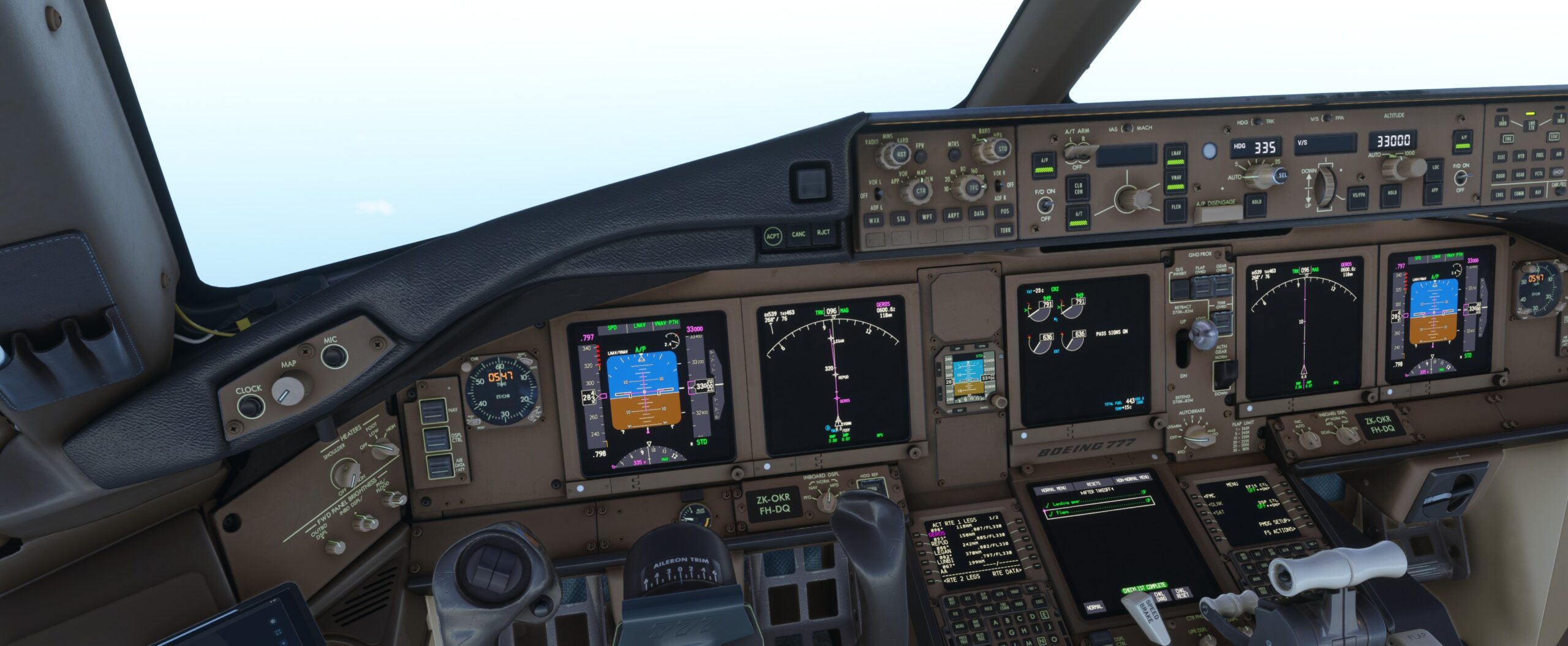 PMDG 777 Cockpit