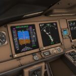 MSFS PMDG 777 Cockpit Climb