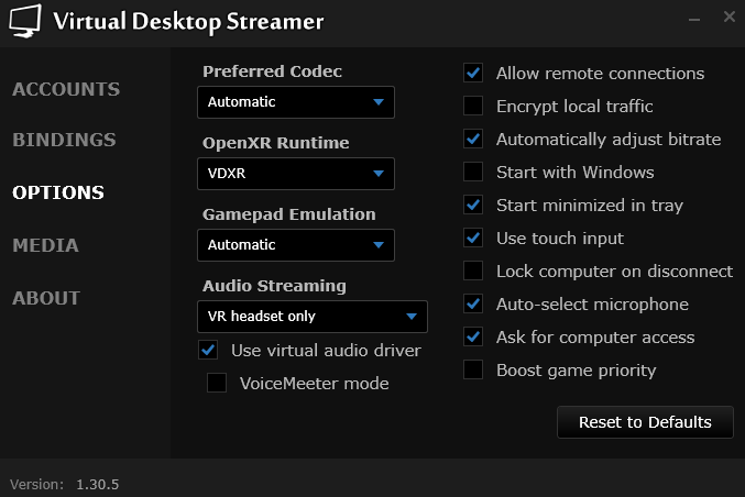 Virtual Desktop Streamer