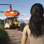 Microsoft Flight Simulator 2024 Walking Mode Crop dusting helicopter