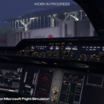 MSFS iniBuilds A350 cockpit