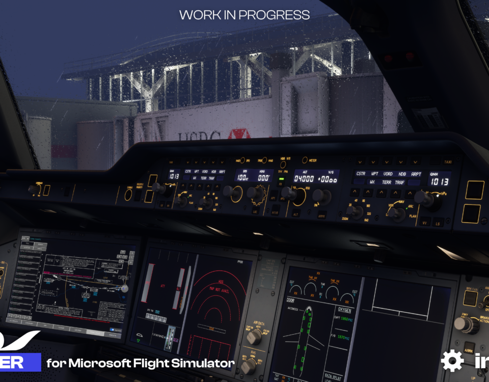 MSFS iniBuilds A350 cockpit