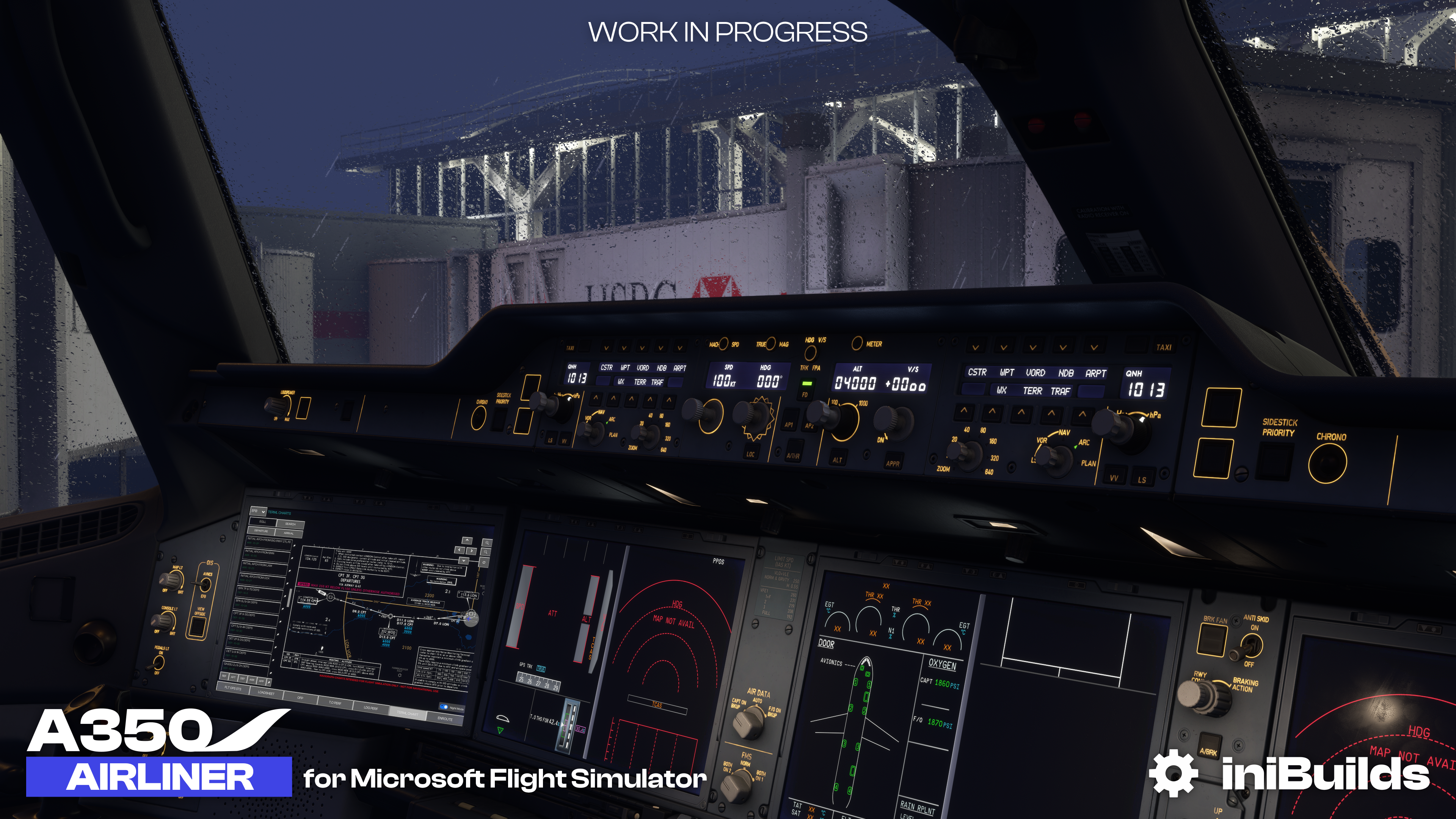 MSFS iniBuilds A350 cockpit