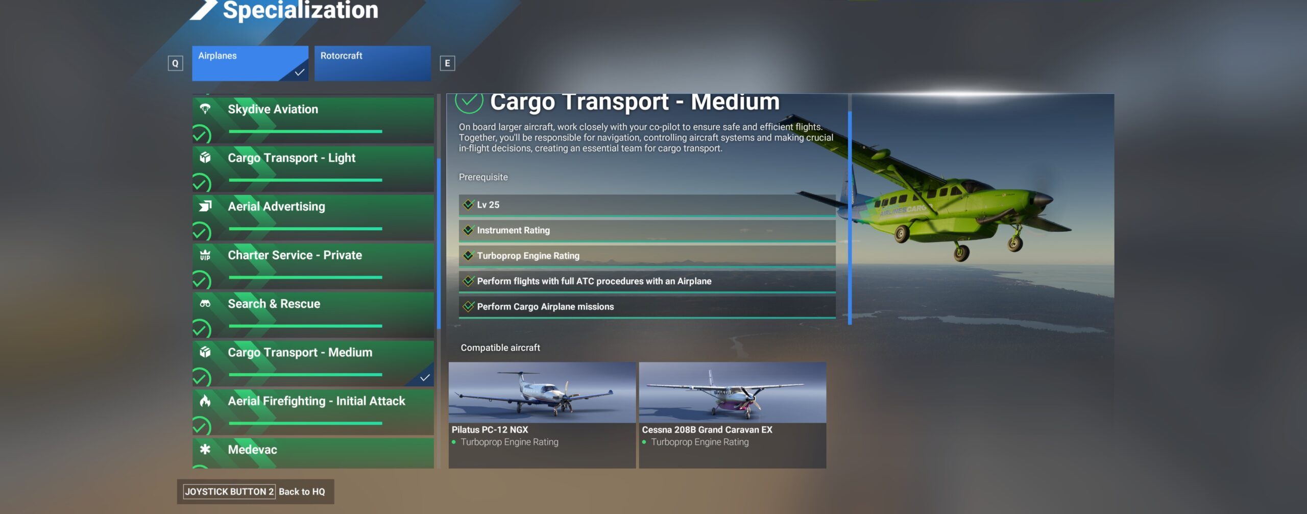 MSFS 2024 Cargo Transport Medium