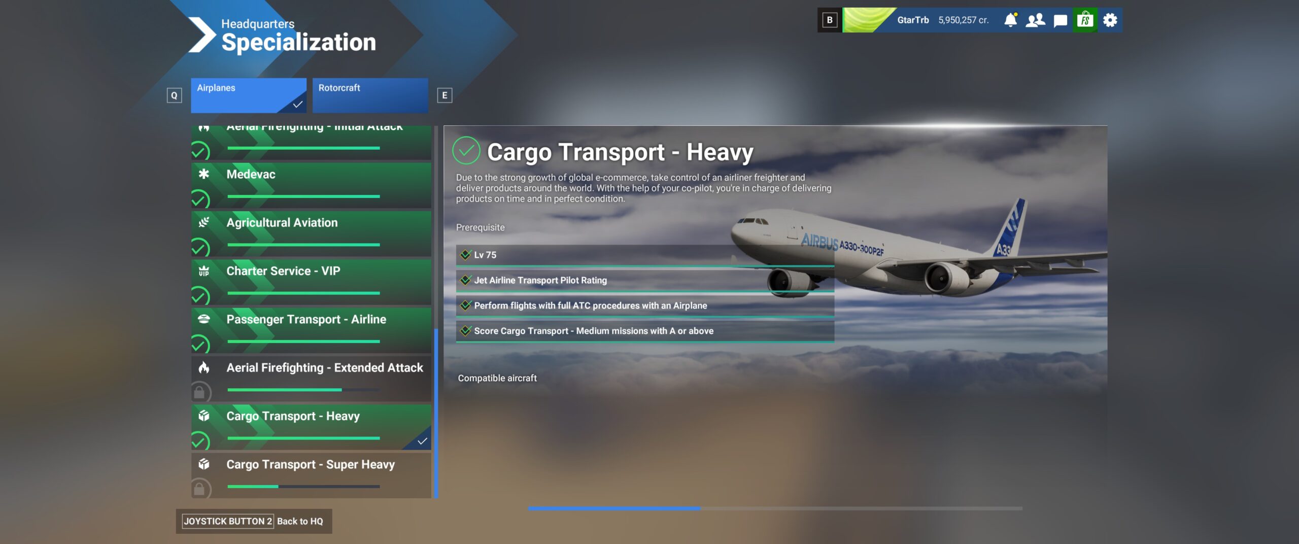 msfs2024 Cargo transport heavy