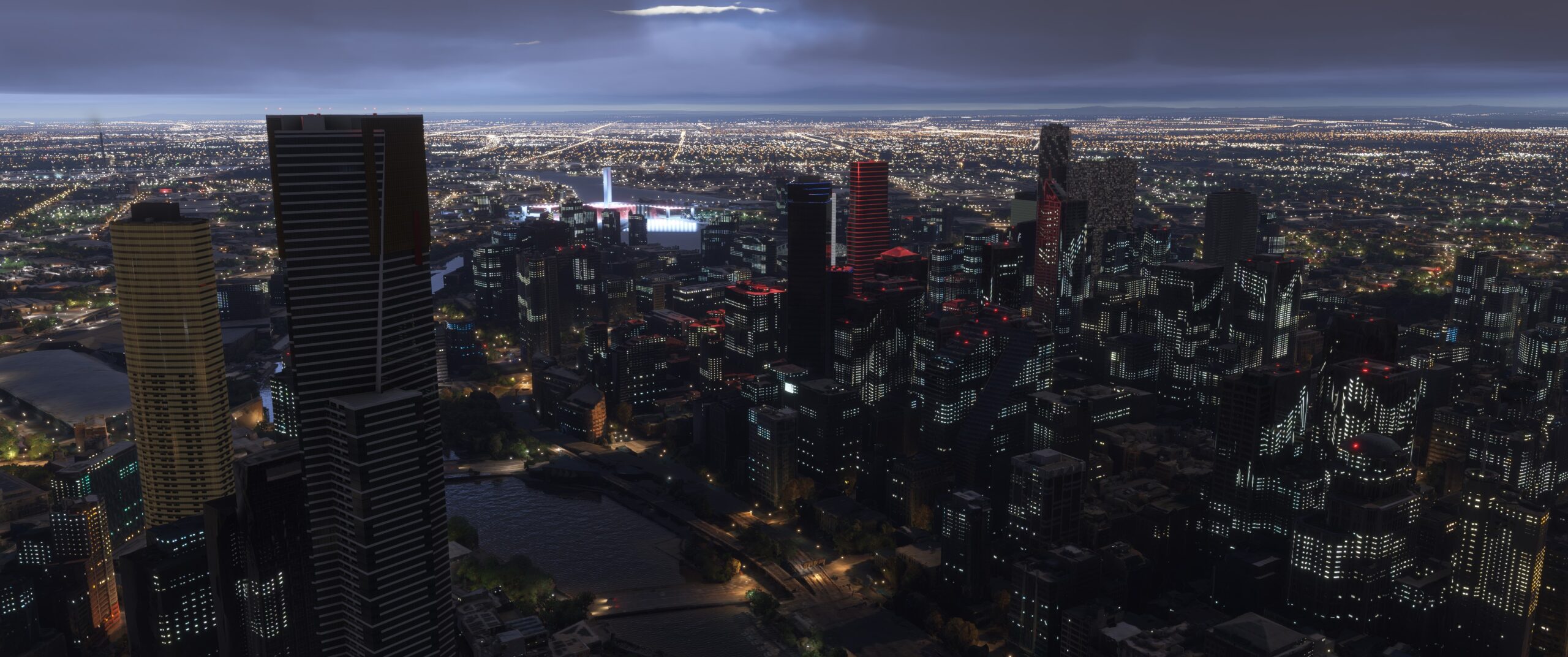 Melbourne City Microsoft Flight Simulator 24