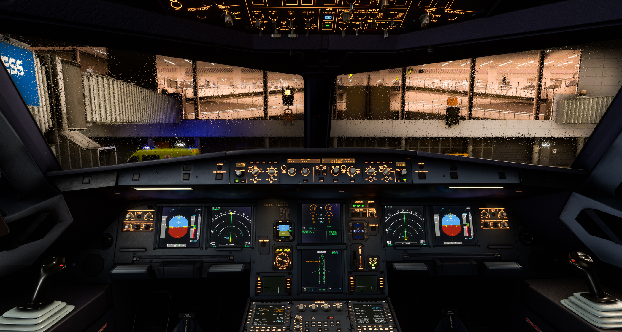 FSlabs A320 cockpit