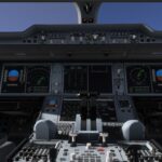 MSFS2024 iniBuilds A350 cokcpit